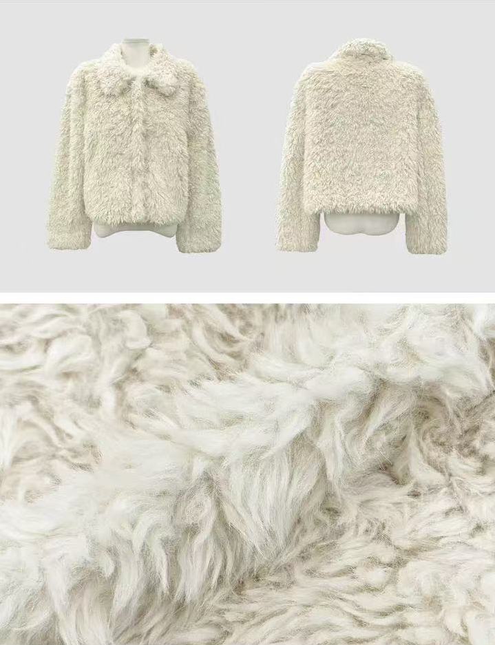 ショートフェイクファージャケット