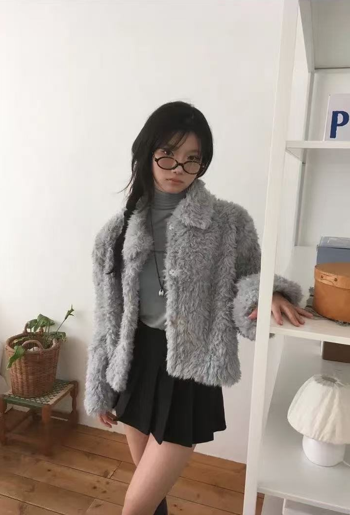 12/12(金)PM12:00〜販売START】ショートフェイクファージャケット