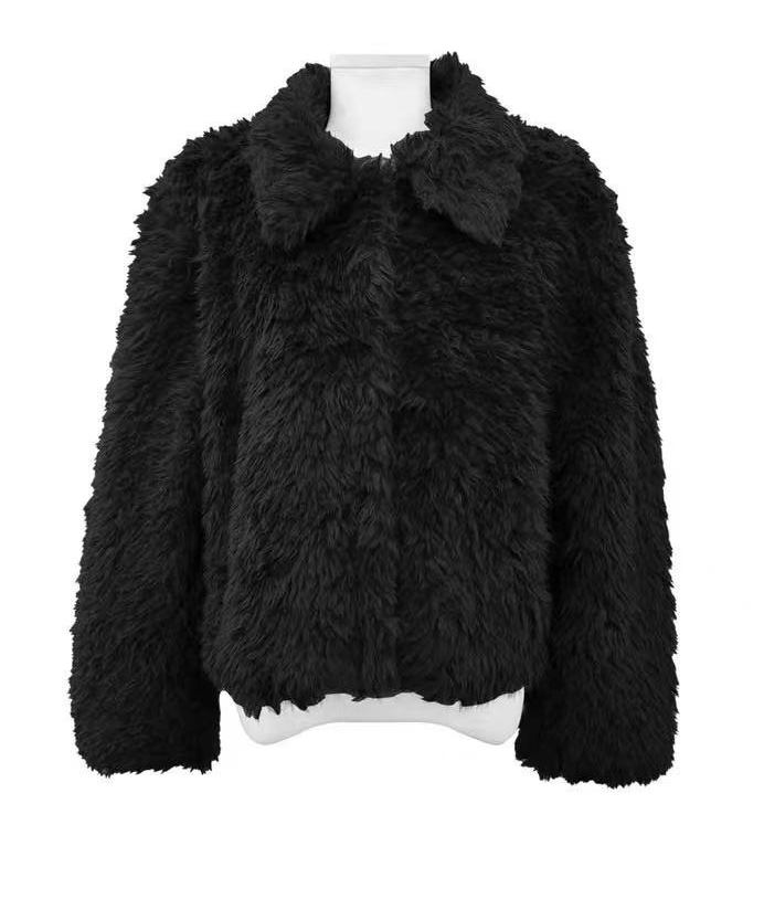 ショートフェイクファージャケット