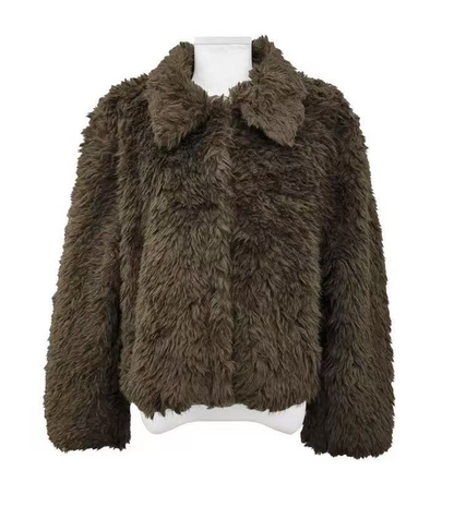 ショートフェイクファージャケット