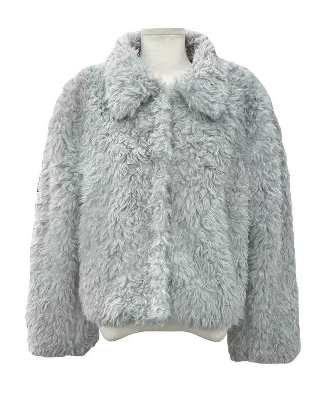 ショートフェイクファージャケット