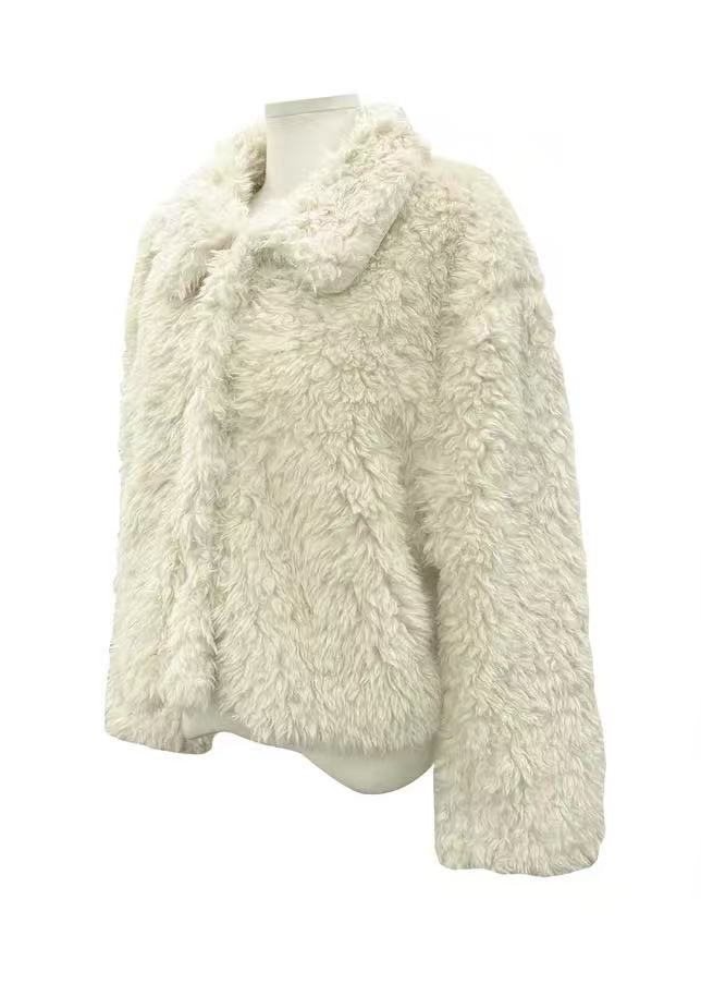 ショートフェイクファージャケット