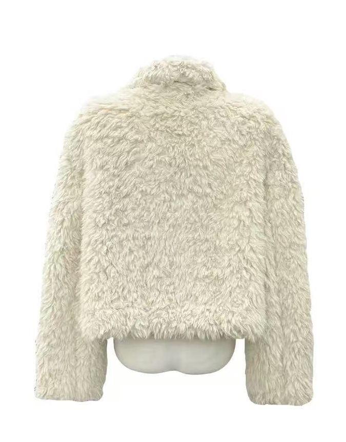 ショートフェイクファージャケット