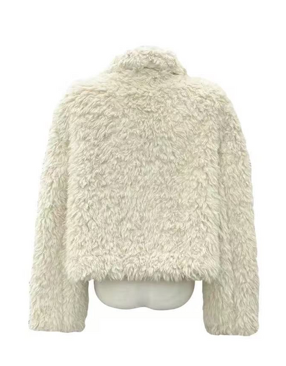 ショートフェイクファージャケット