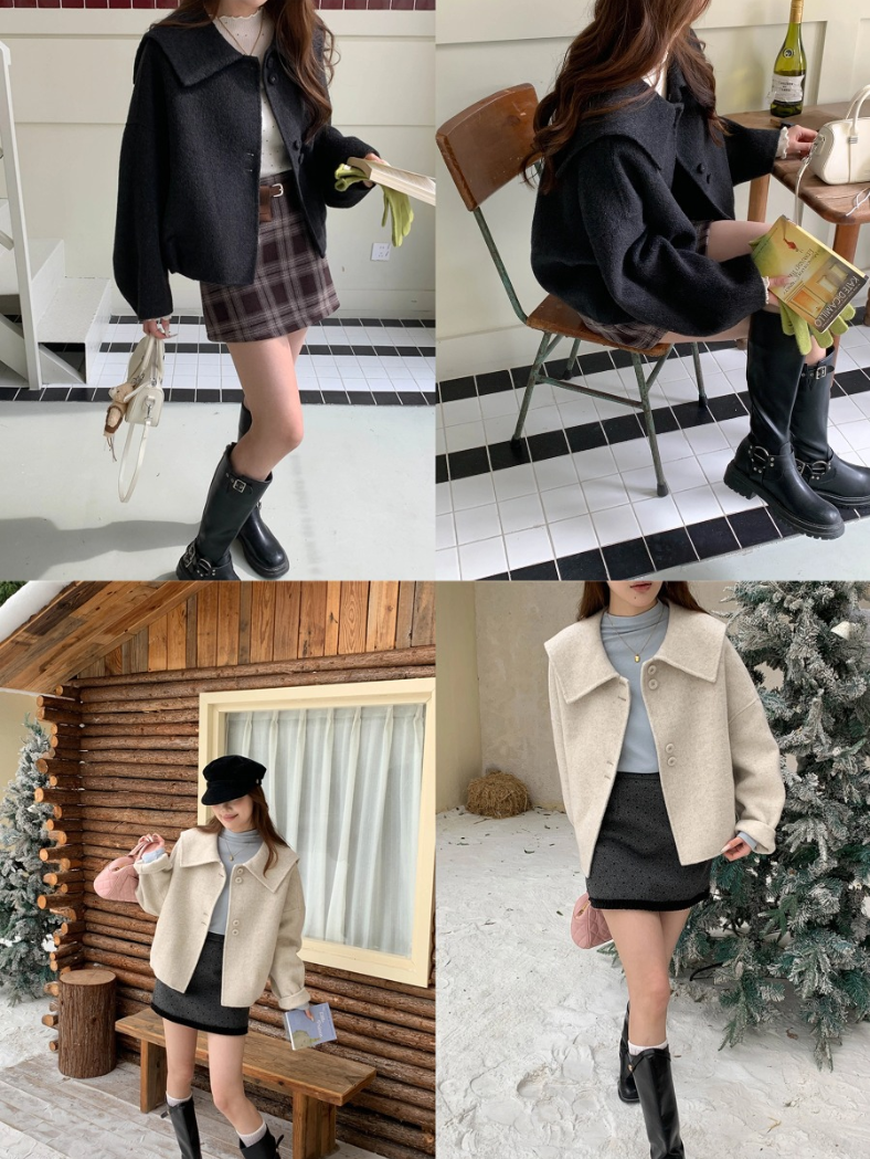 【12/19(金)PM12:00～販売START】ビッグカラーショートコート