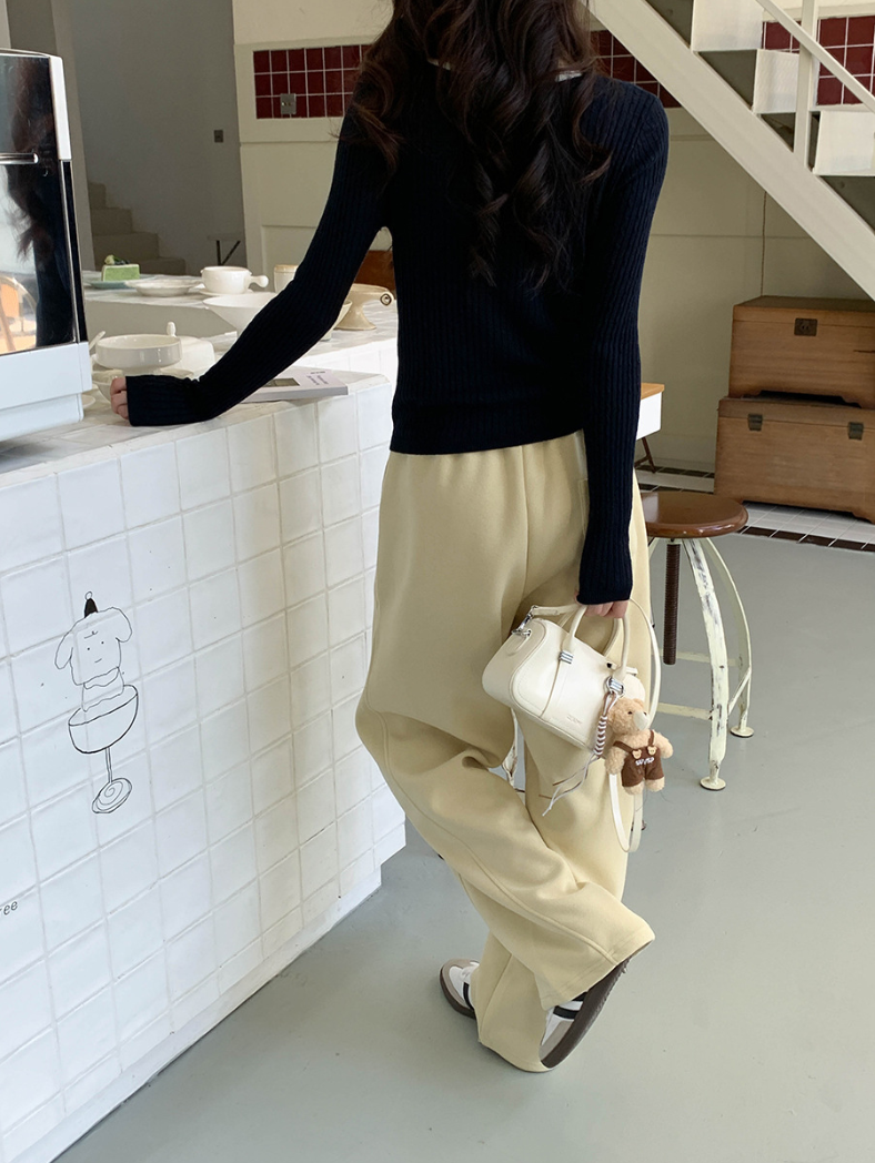 【一部即納】レイヤードデザインリブニット