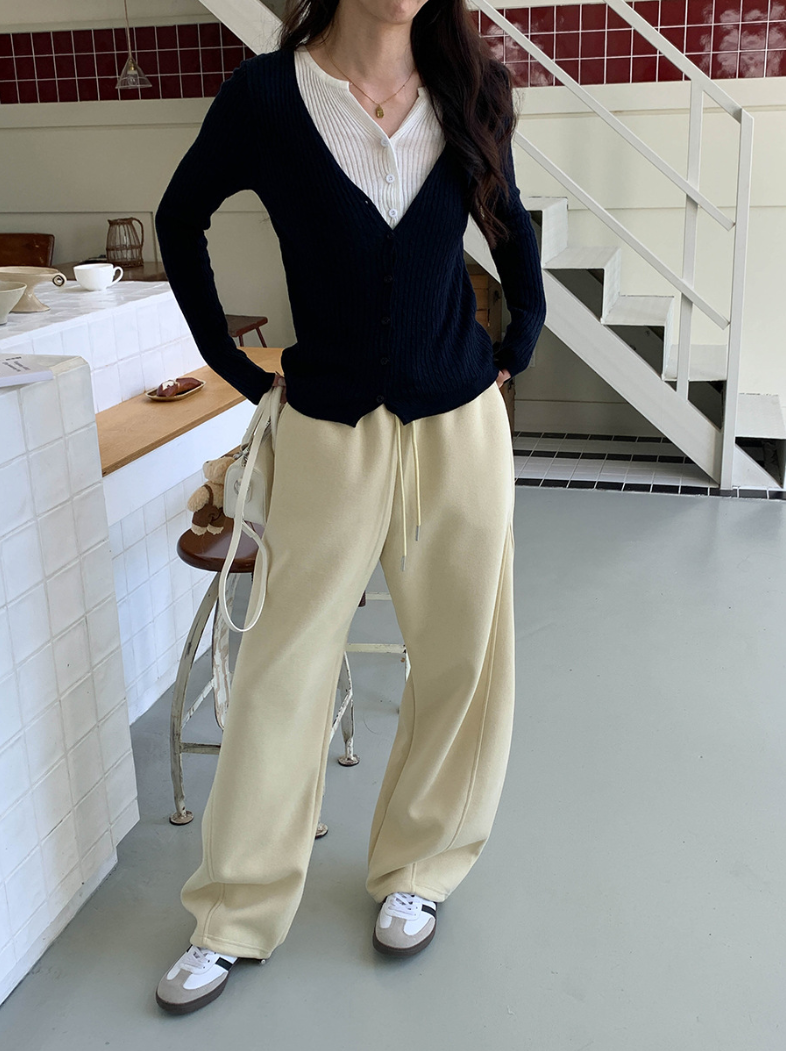 【一部即納】レイヤードデザインリブニット