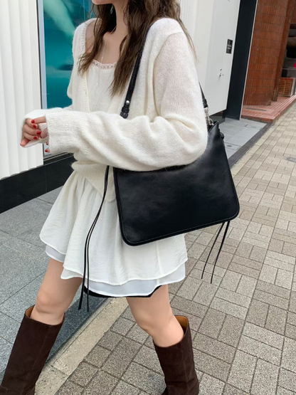 【即納】ソフトエアリーニットカーディガン