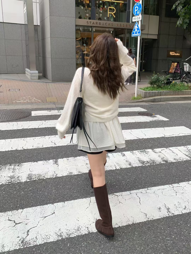 【即納】ソフトエアリーニットカーディガン