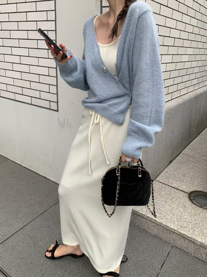 【即納】ソフトエアリーニットカーディガン