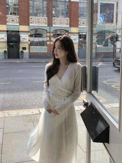 【即納】カシュクールシアーニット