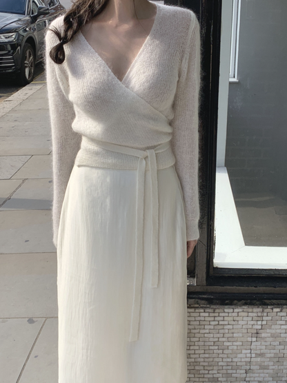 【即納】カシュクールシアーニット