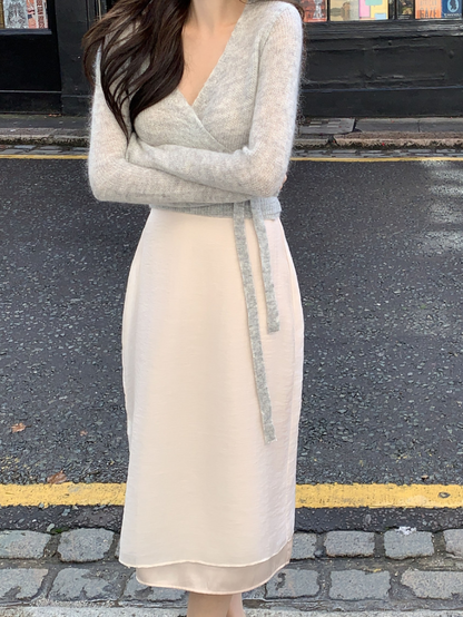 【即納】カシュクールシアーニット