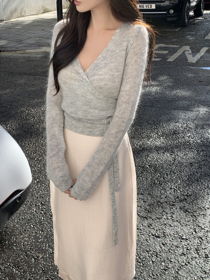 【即納】カシュクールシアーニット