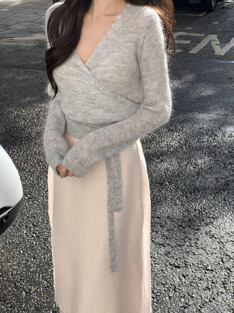 【即納】カシュクールシアーニット