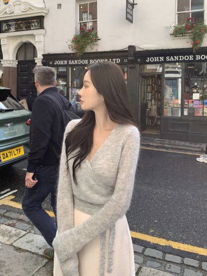 【即納】カシュクールシアーニット