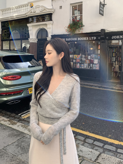 【即納】カシュクールシアーニット