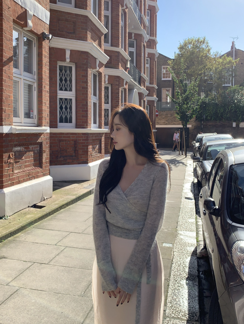 【即納】カシュクールシアーニット