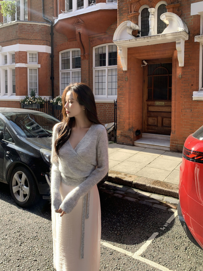 【即納】カシュクールシアーニット