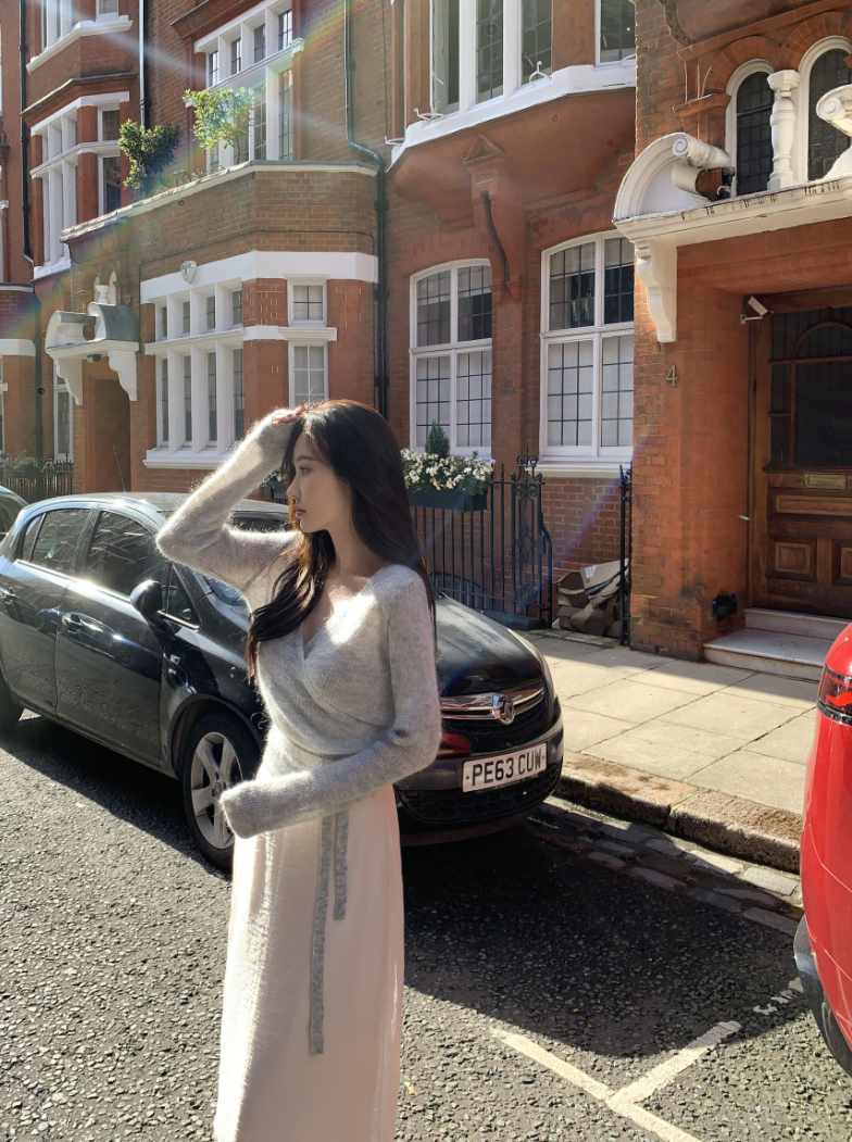 【即納】カシュクールシアーニット