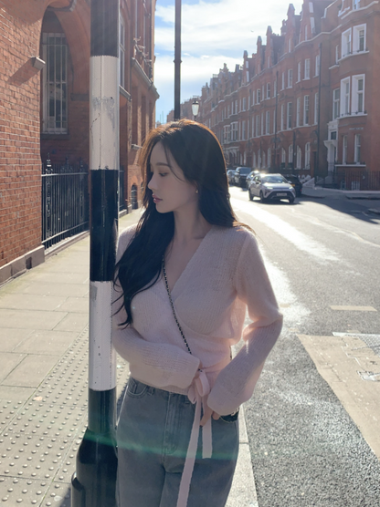 【即納】カシュクールシアーニット