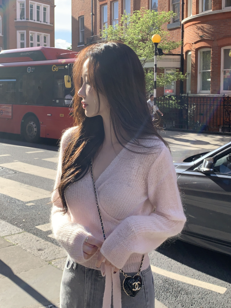 【即納】カシュクールシアーニット