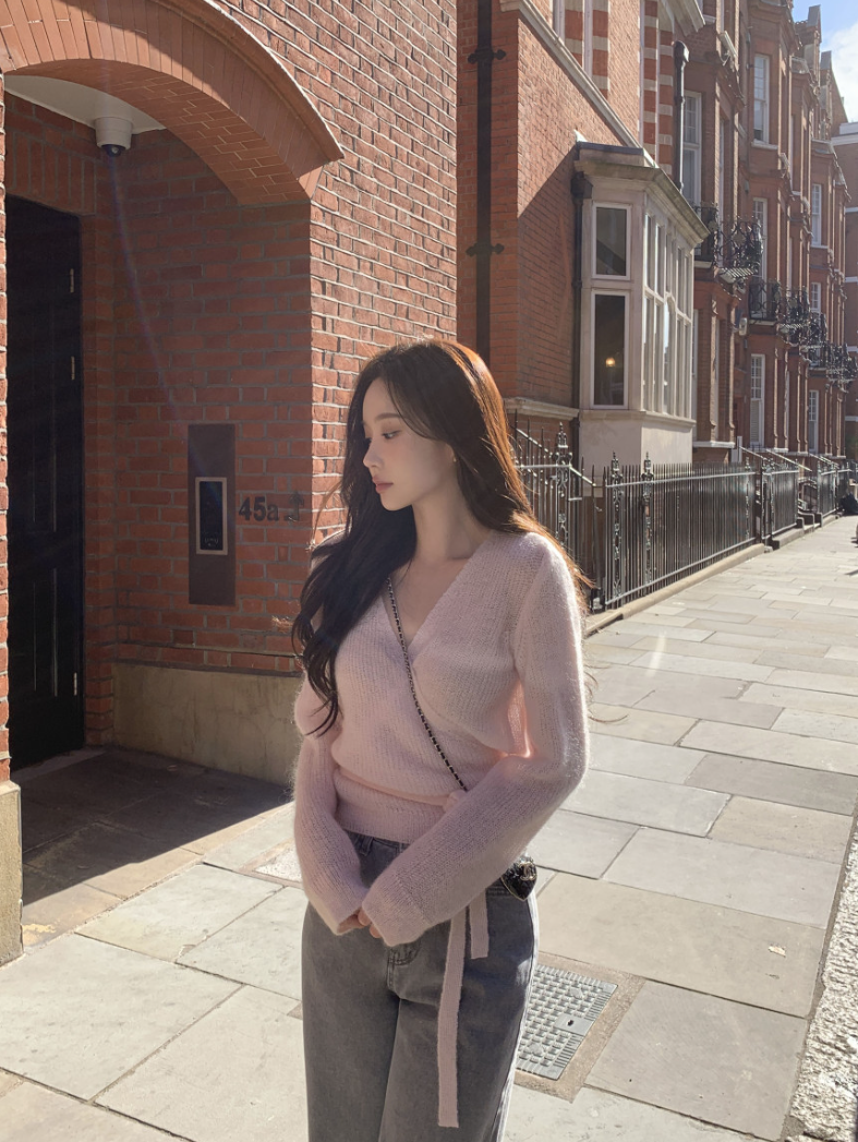 【即納】カシュクールシアーニット