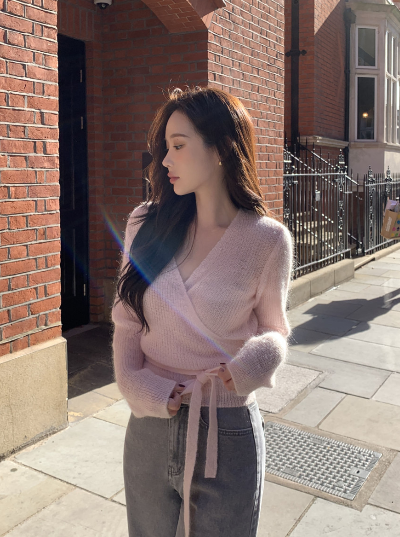 【即納】カシュクールシアーニット