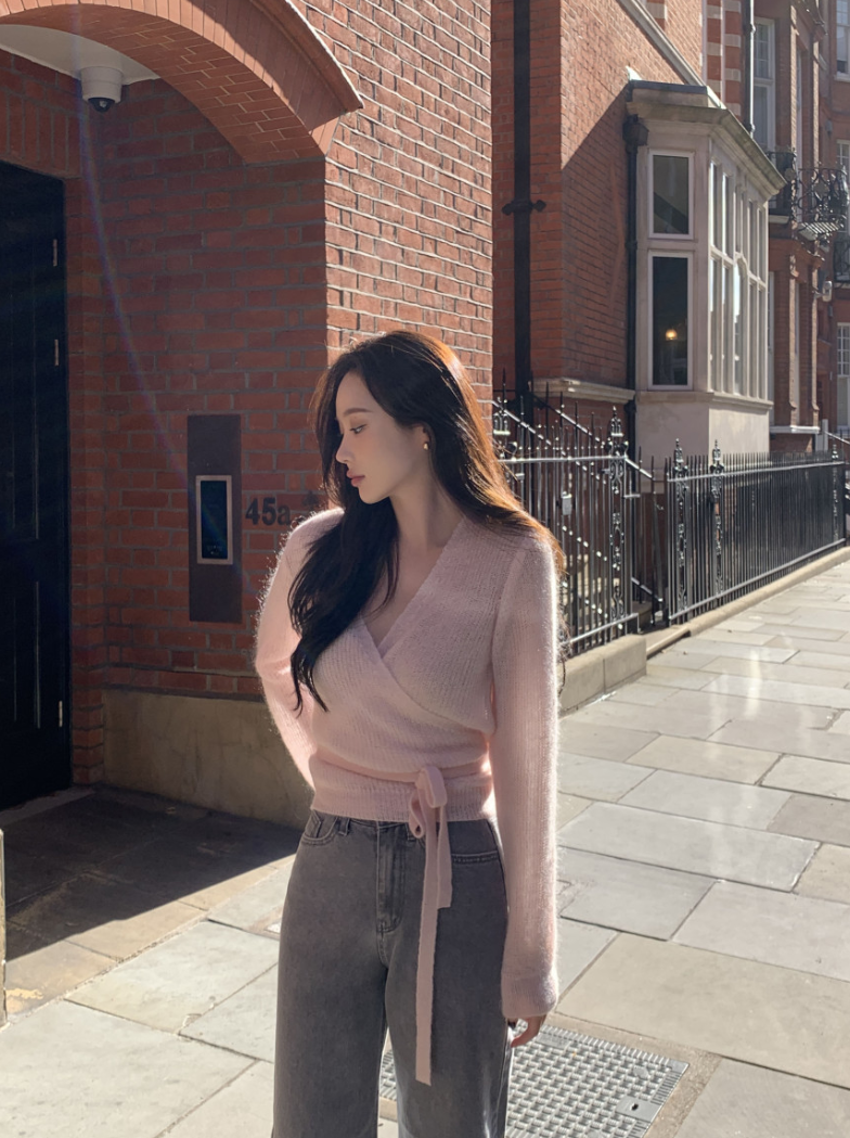 【即納】カシュクールシアーニット