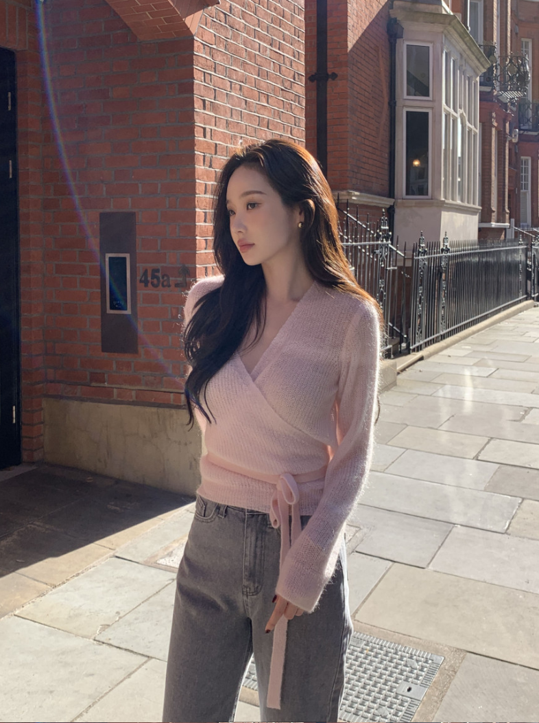 【即納】カシュクールシアーニット