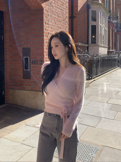 【即納】カシュクールシアーニット