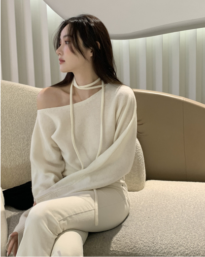 【即納】ネックストラップワンショルトップス