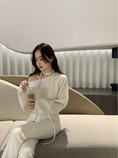 【即納】ネックストラップワンショルトップス