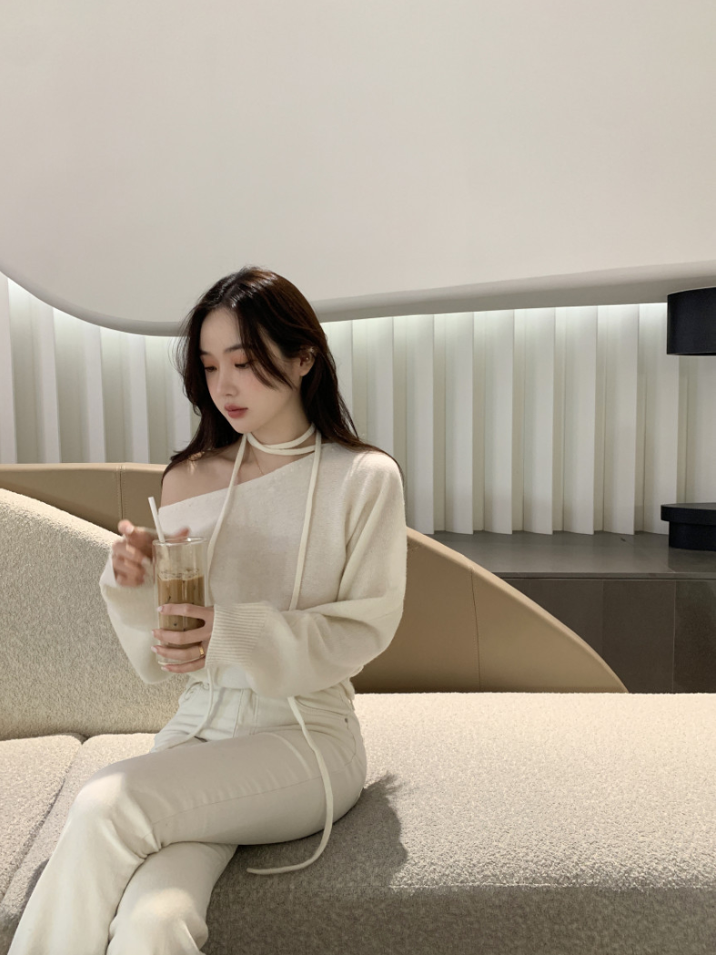 【即納】ネックストラップワンショルトップス