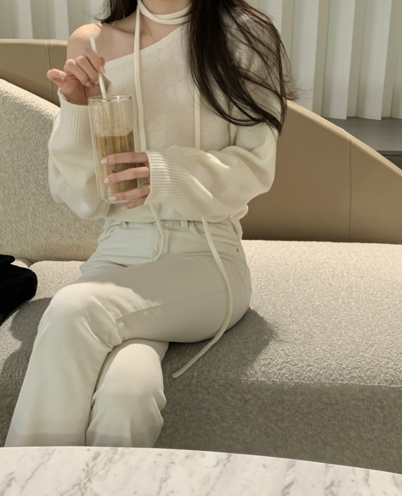 【即納】ネックストラップワンショルトップス