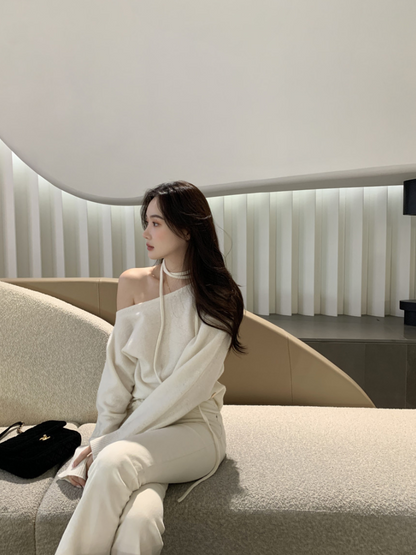 【即納】ネックストラップワンショルトップス