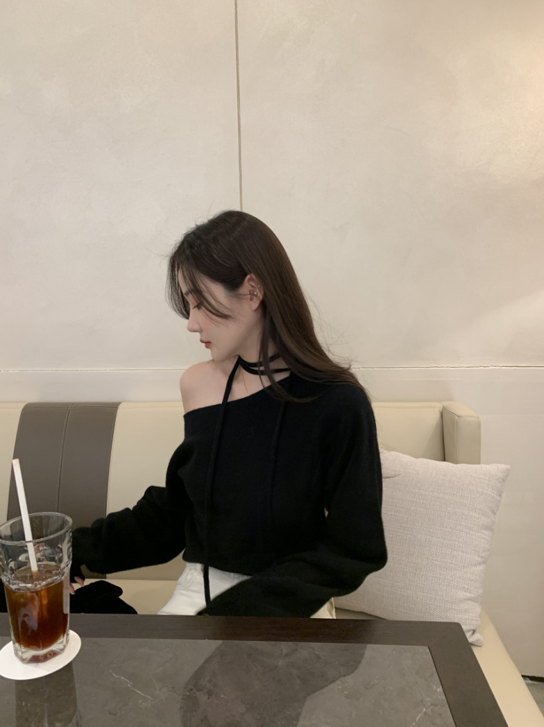 【即納】ネックストラップワンショルトップス