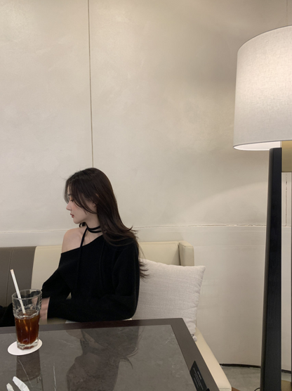 【即納】ネックストラップワンショルトップス