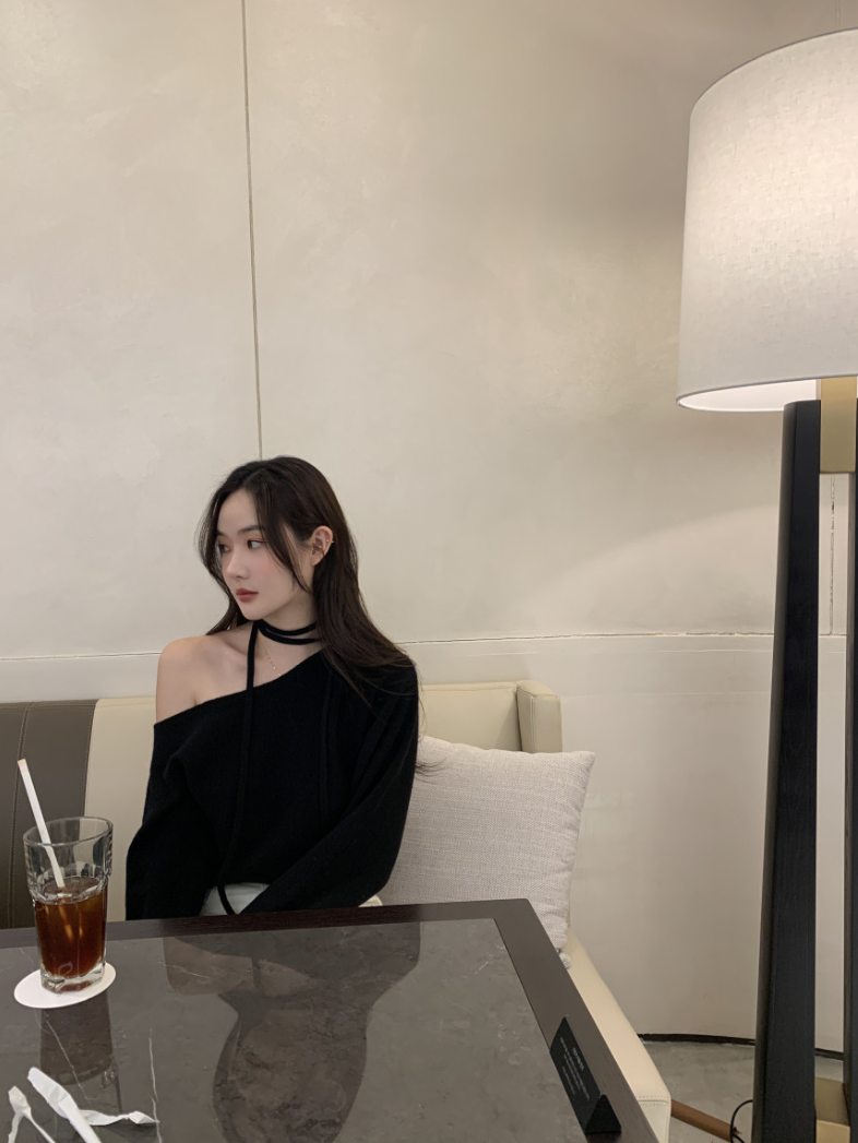 【即納】ネックストラップワンショルトップス