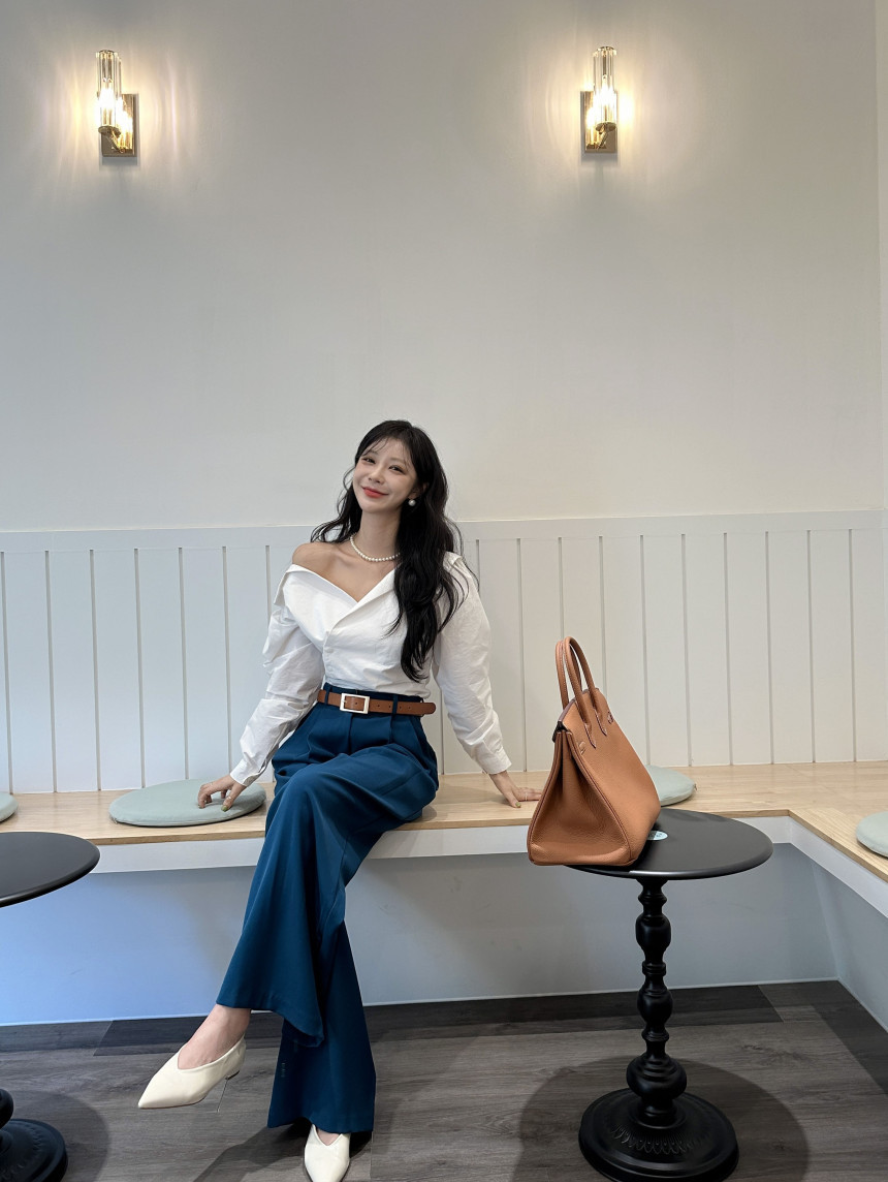 【即納 2/6(金)PM12:00～販売START】アシンメトリーカラー デザインシャツ