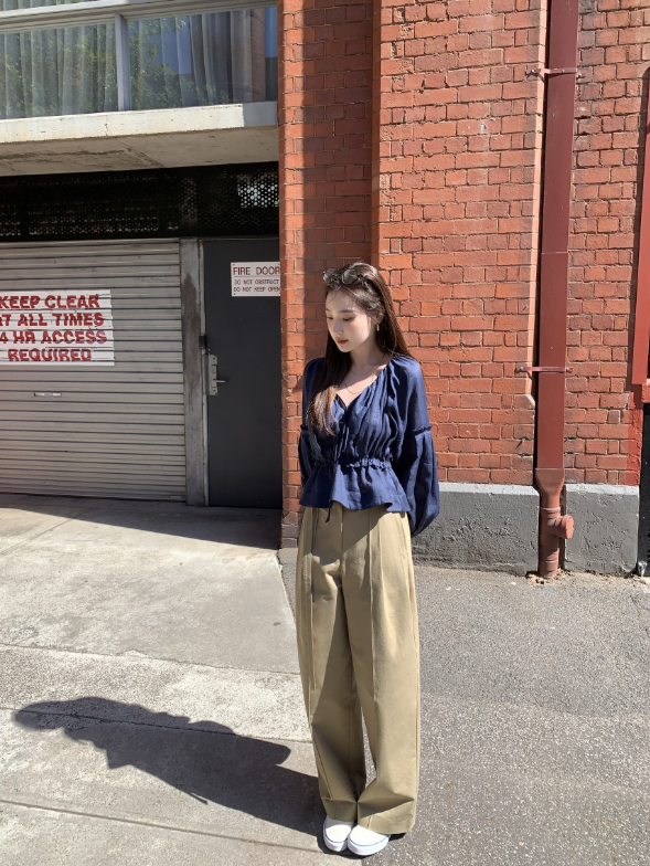 週末限定2BUY10%OFF｜【即納】ドロストギャザーブラウス