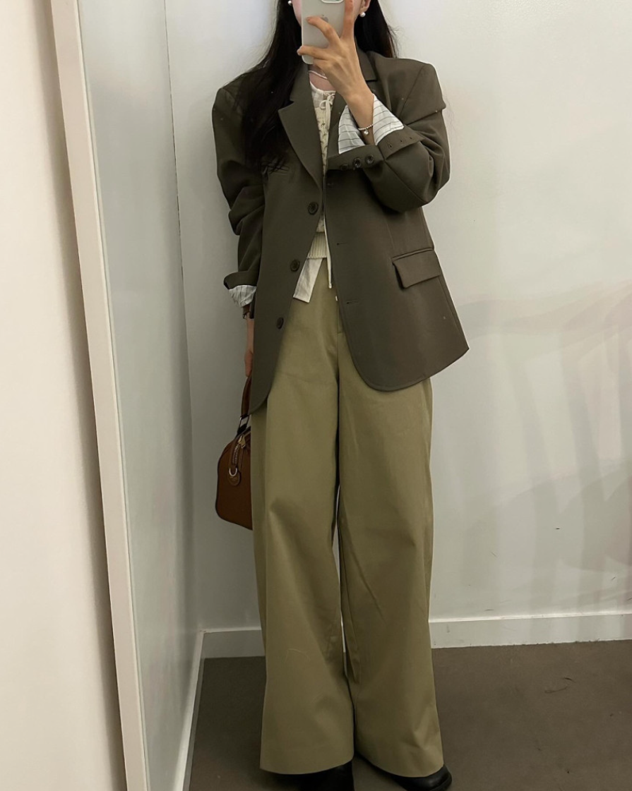 新作【即納】クラシックオーバーシルエットテーラードジャケット