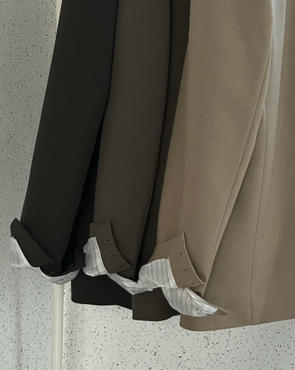 新作【即納】クラシックオーバーシルエットテーラードジャケット