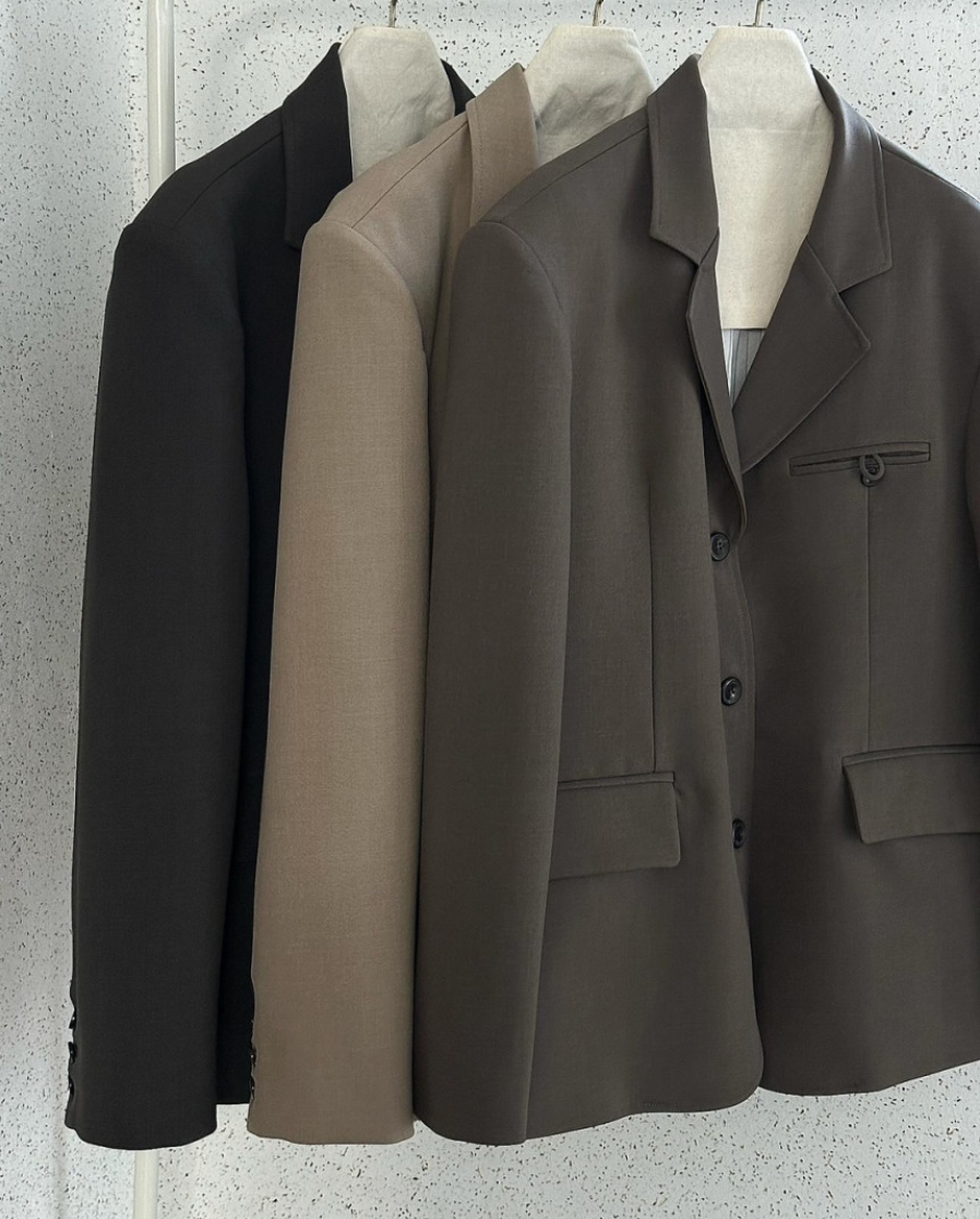 新作【即納】クラシックオーバーシルエットテーラードジャケット