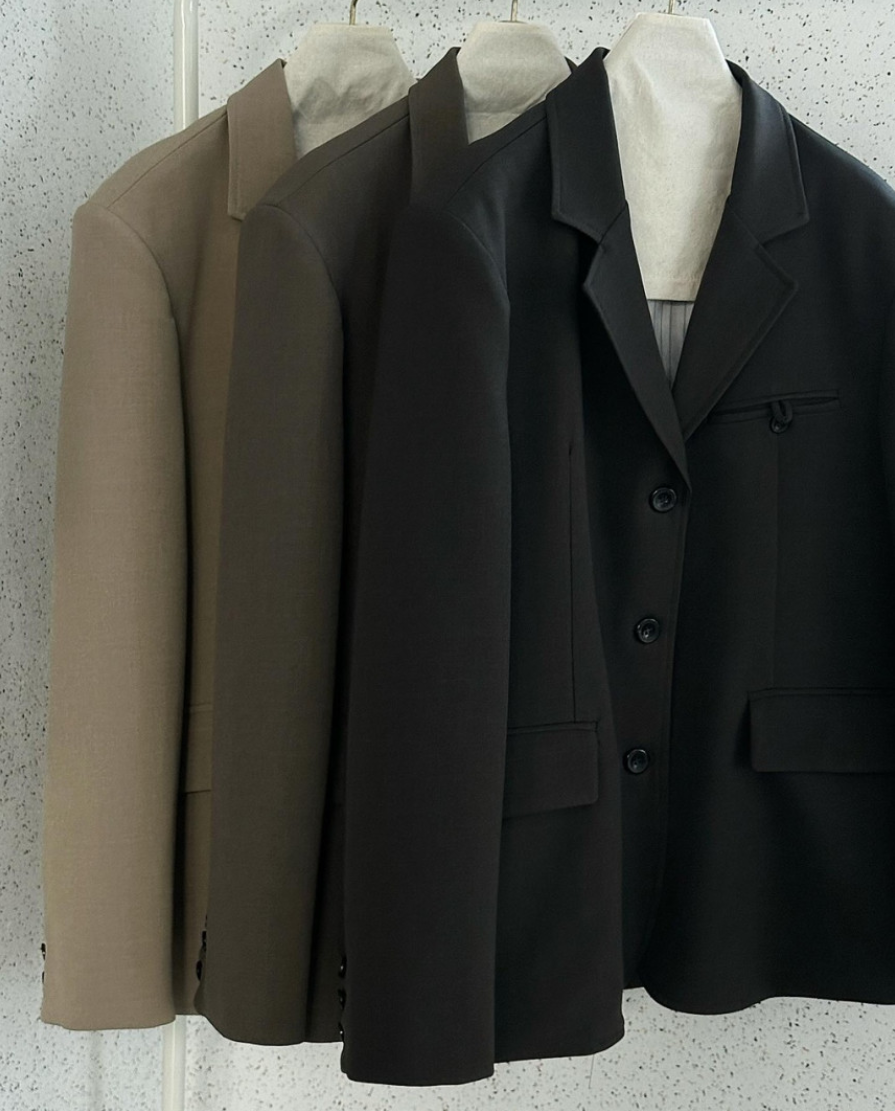新作【即納】クラシックオーバーシルエットテーラードジャケット