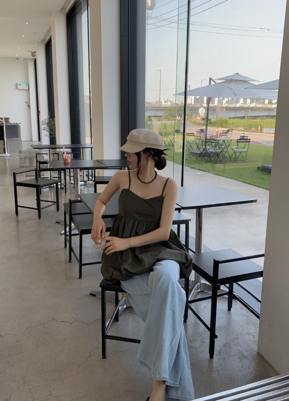 新作【即納 7/10(金)12:00～販売START】バルーンシルエットキャミチュニックトップス