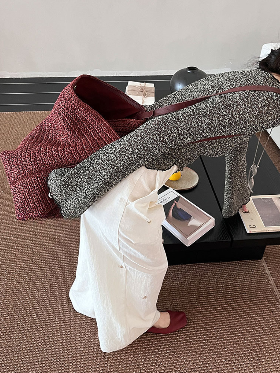 【在庫限り!! | 即納♡】フレアスリーブシアークロシェトップス