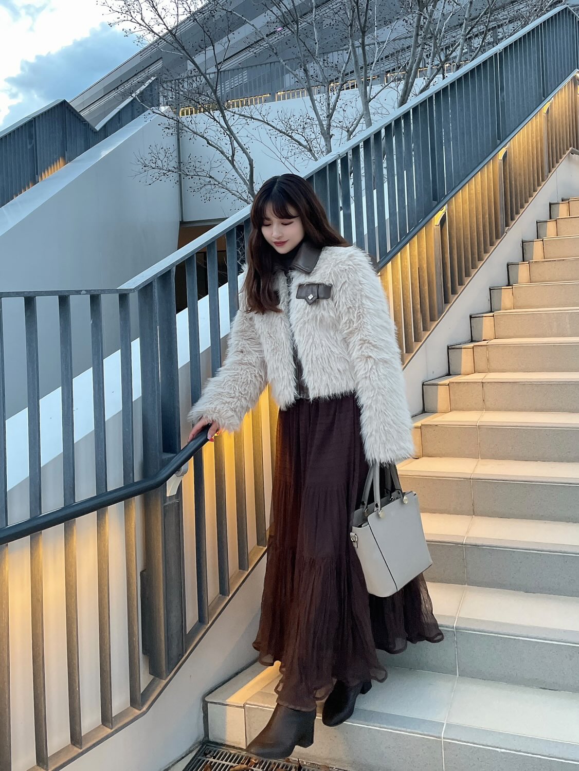 【即納 1/9(金)12:00～販売START】フェイクレザーカラーファージャケット