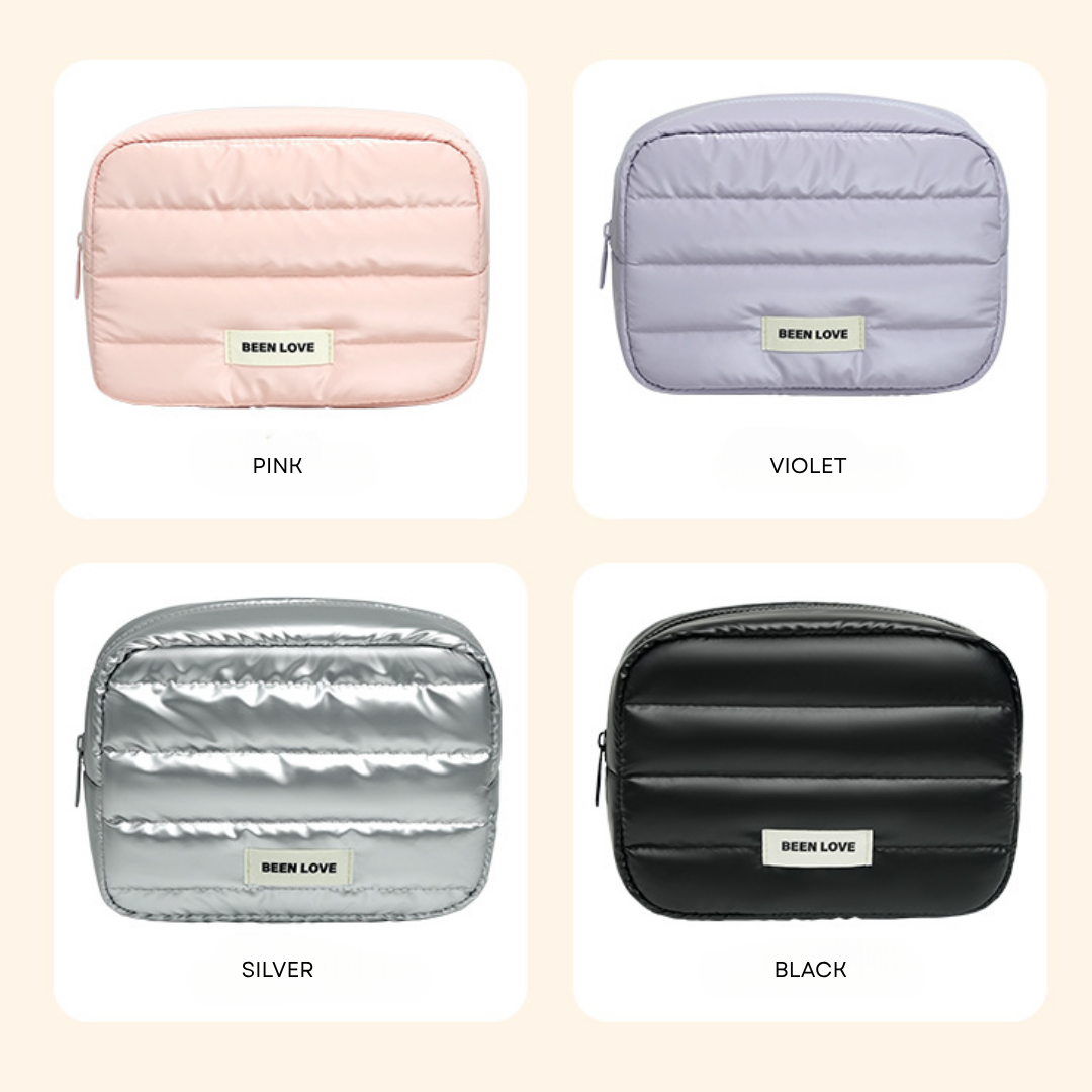 《 Novelty Fair 》Quilting Puffy Pouch