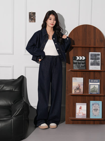 カジュアルデニムセットアップ